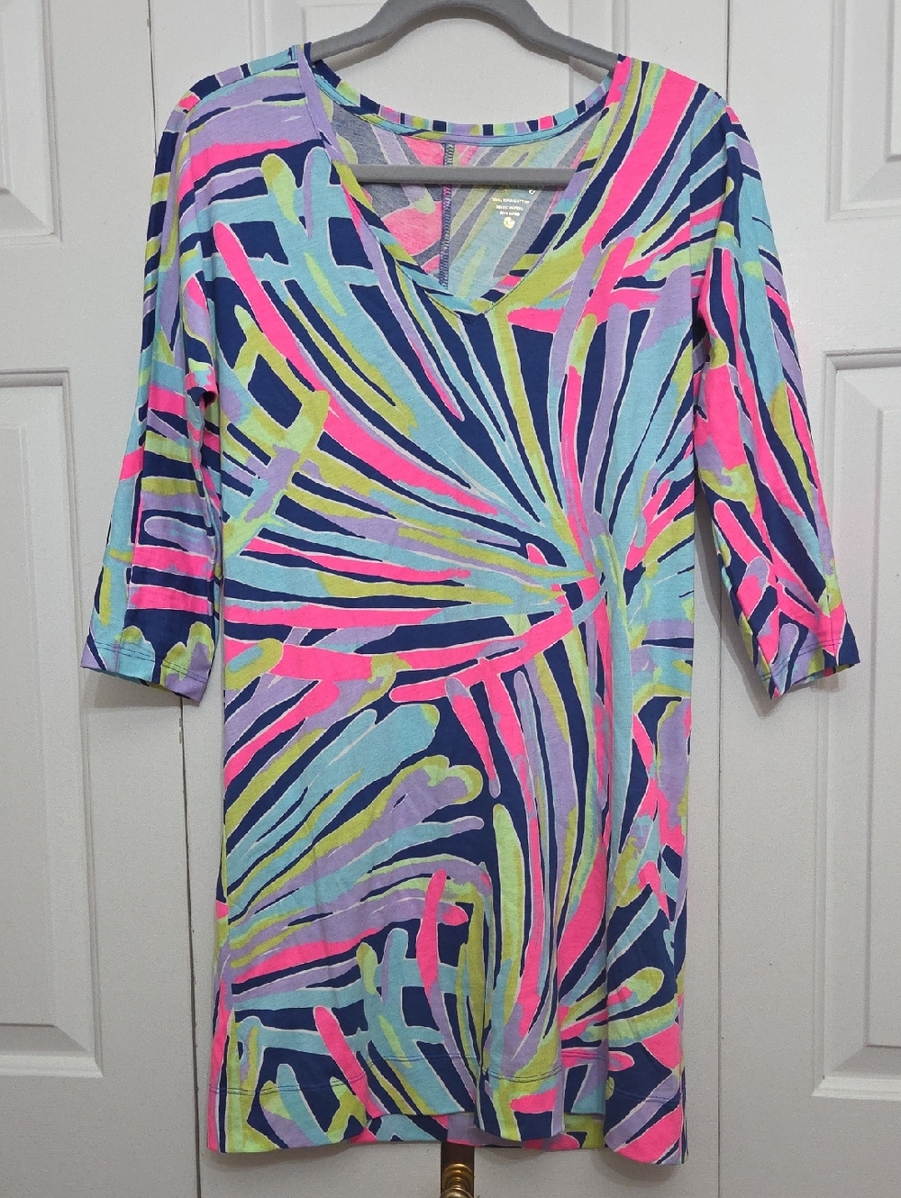 NWOT Lilly Pulitzer Cori Dress Indigo Sea Dreamin'/ XS